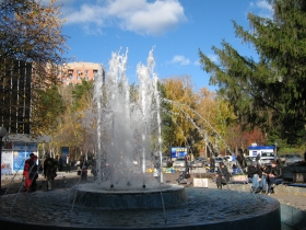 Autumn in Akademgorodok. On Il'icha str.